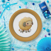 Baby Sheep Pappteller (Party)
