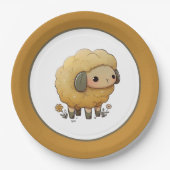 Baby Sheep Pappteller (Vorderseite)