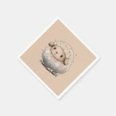 Baby Sheep Serviette (Ecke)