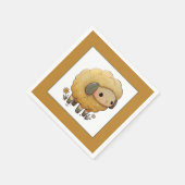 Baby Sheep Serviette (Ecke)