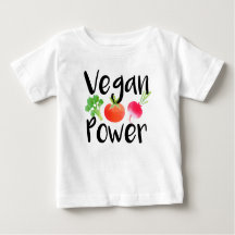 Baby-Shirt "des veganen Powers"