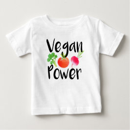 Baby-Shirt "des veganen Powers" Baby T-shirt