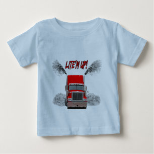 Baby-Shirt mit "LITE'M UP!"-Design Baby T-shirt