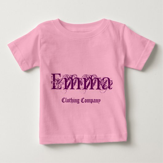 Baby-Shirts Emma Name Clothing Company Baby T-shirt (Vorderseite)