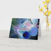 Baby Shoe Art Karte (Gelbe Blume)