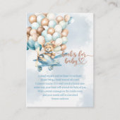 Baby Shooting Books für Baby Begleitkarte (Vorderseite)