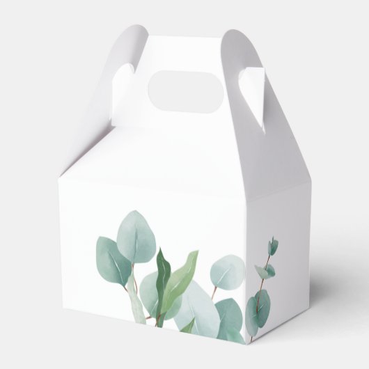 Baby Shooting Woodland Bear Animal Geschenkschachtel (Rückseite)