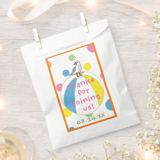 Baby Showbeutel, Beachball-Beutel Geschenktütchen (Ausgeschnitten)