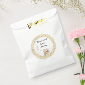 Baby Showbeutel, Gold Black Stars, Baby Geschenktütchen (Versiegelt)