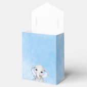 Baby Showblauer Elefant Geschenkschachtel (Geöffnet)