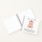 Baby Showbook Bonjour Bebe French Notebook Notizblock (Innenseite)
