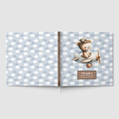Baby Showbook Boy Teddy Bear Pilot Blue Gästebuch (Voll)
