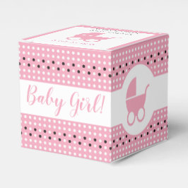 Baby Showbox mit Stroller 2" x 2" - Mädchen Geschenkschachtel