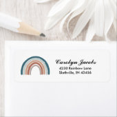 Baby Showboy Rainbow Rücksendesiegel (Insitu)