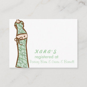 Baby Showcard Begleitkarte