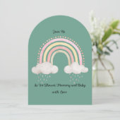 Baby Showeinladung Einladung (Stehend Vorderseite)