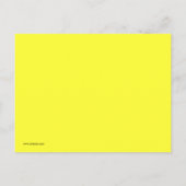 Baby Showeinladung Einladungspostkarte (Rückseite)