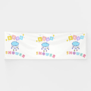 Baby Shower 4x12 Vinylbanner Banner