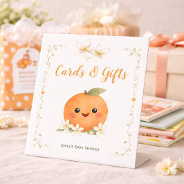 Baby Shower a Little Cutie Cards & Gifts Sockelschild