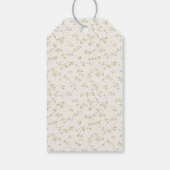 Baby Shower a Little Cutie Geschenkanhänger (Rückseite)