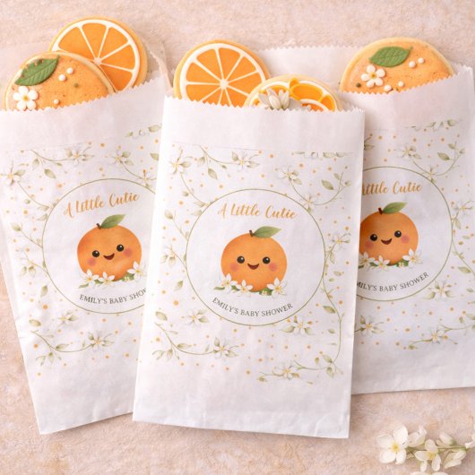 Baby Shower A Little Cutie Geschenktütchen