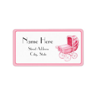 Baby-Shower-Adressetikett Adressaufkleber