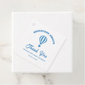 Baby Shower Adventure erwartet Spaß Trendy Blue Wh Geschenkanhänger (Beispiel)