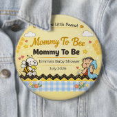 Baby Shower Anstecker | Mama wird Biene | Kleines  Button (Beispiel)