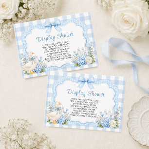 Baby Shower Anzeige Lustiger Gänsejunge Begleitkarte