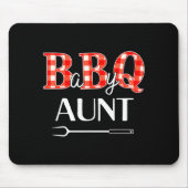 Baby Shower Aunt Bbq Party Cute Matching Family Mousepad (Vorne)