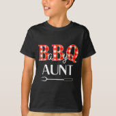 Baby Shower Aunt Bbq Party Cute Matching Family T-Shirt (Vorderseite)