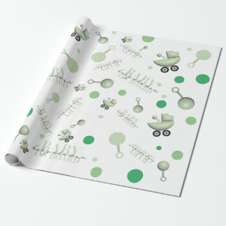 Baby Shower Baby an Bord Einladungs-Aufkleber Geschenkpapier