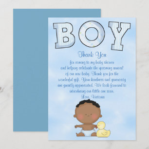 Baby Shower Baby Boy Ethnic Einladung