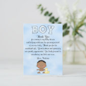 Baby Shower Baby Boy Ethnic Postkarte (Stehend Vorderseite)
