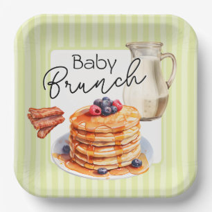 Baby Shower Baby Brunch Pappteller