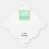 Baby Shower Baby Feet Polka Dot Geschenkschachtel (Ungeklappt)