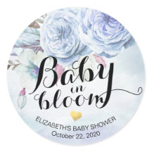 Baby Shower Baby in Bloom Boho Blume & Feathers