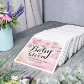 Baby Shower Baby in Bloom Boho Blume & Feathers Serviette