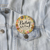 Baby Shower Baby in Bloom Maple Pumpkins Sonnenblu Button (Beispiel)