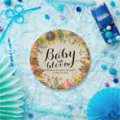 Baby Shower Baby in Bloom Maple Pumpkins Sonnenblu Pappteller (Party)