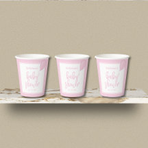 Baby Shower Baby Pastel Pink Polka Dot