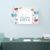 Baby Shower Baby-Q (GRILLEN) Größeres Bannerzeiche Banner (Messe)