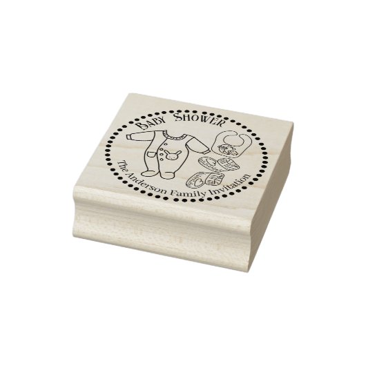 Baby Shower Baby Trage Gummi Briefmarke Gummistempel (Stempel)