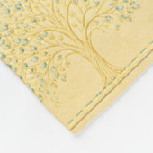 Baby-Shower-Baum-des-Lebens-Fleece  Fleecedecke (Ecke)