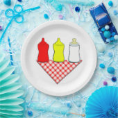 Baby Shower BBQ Pappteller (Party)