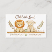 baby shower begleitkarte (Vorderseite)