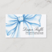 Baby-Shower-Beilagekarten "Windel-Raffle" . Begleitkarte (Vorderseite)