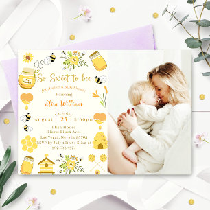 Baby Shower Biene So Süß Zur Biene Foto Einladung