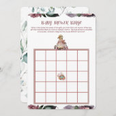 Baby Shower Bingo Card - Niedlich Duck Theme Einladung (Vorne/Hinten)