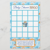 Baby Shower BINGO Game | Fischerei Flyer (Vorne)